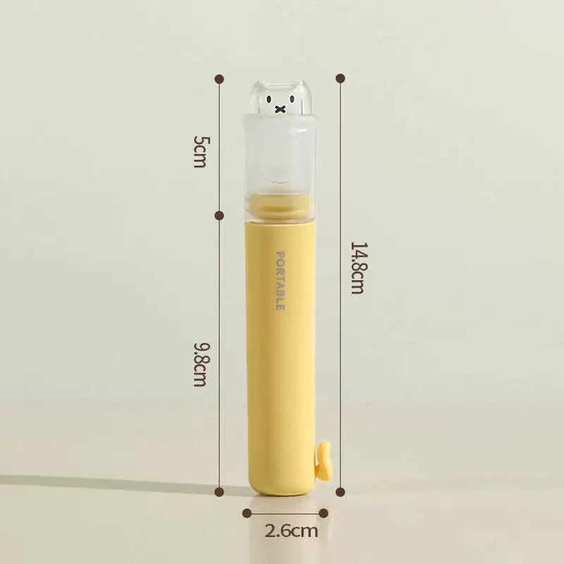2-in-1 Leak-Proof Travel Toothbrush
